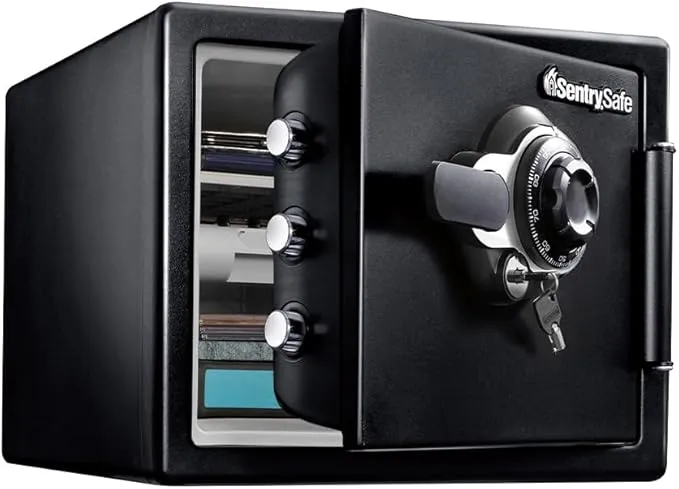 SHSASAO - 耐火金庫 1時間 耐火 耐水 超重量42.5KG 大型 金庫 家庭用