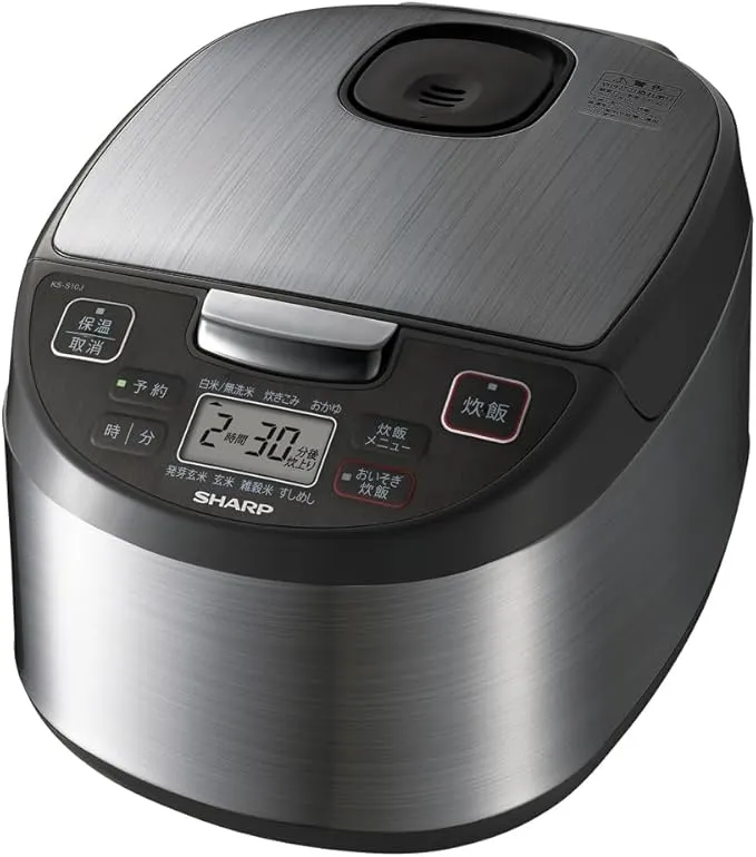 シャープ(SHARP) - シャープ 炊飯器 マイコン方式 5.5合 黒厚釜