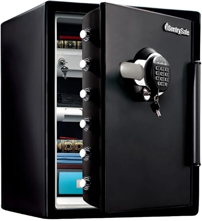 SHSASAO - 耐火金庫 1時間 耐火 耐水 超重量42.5KG 大型 金庫 家庭用