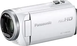 ジャンク品　Panasonic HC-V480MS フルHD ビデオカメラ パナソニック(Panasonic) - HDビデオカメラ V480MS HC-V480MS-W