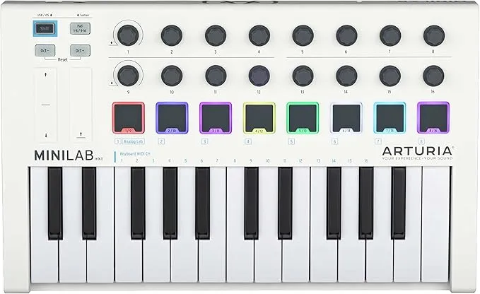 Arturia - MIDI キーボードコントローラー MiniLab Mk II の評価