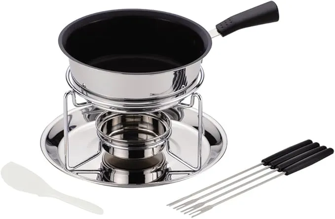 Staub - 18cm フォンデュセット 40511-971 ブラック NEW SET FONDUE