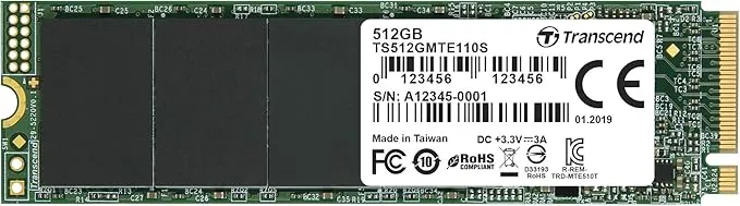 トランセンドジャパン - Transcend PCIe M.2 SSD (2280) 512GB