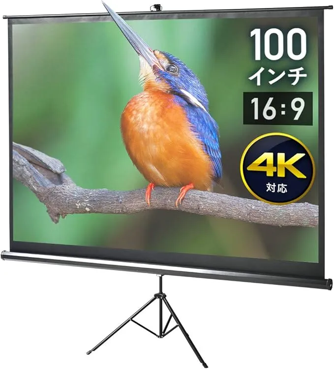 サンワダイレクト - プロジェクタースクリーン 60インチ 100-PRS006 の