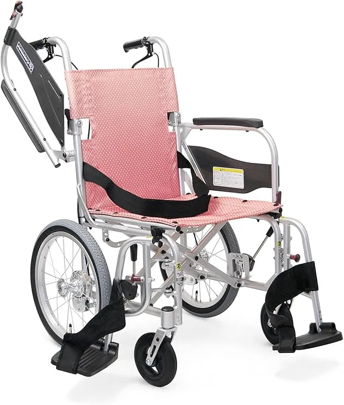 ♿ビッグサイズ ゆったり 自走式 車椅子 ( 便利な多機能 ノーパンクタイヤ) Amazon | iimono117 車椅子 介助型 自立できる ノーパンクタイヤ