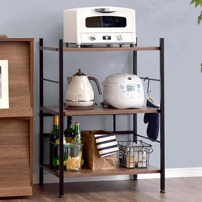 タンスのゲン - レンジラック 幅60cm 大型レンジ対応 高さ88cm