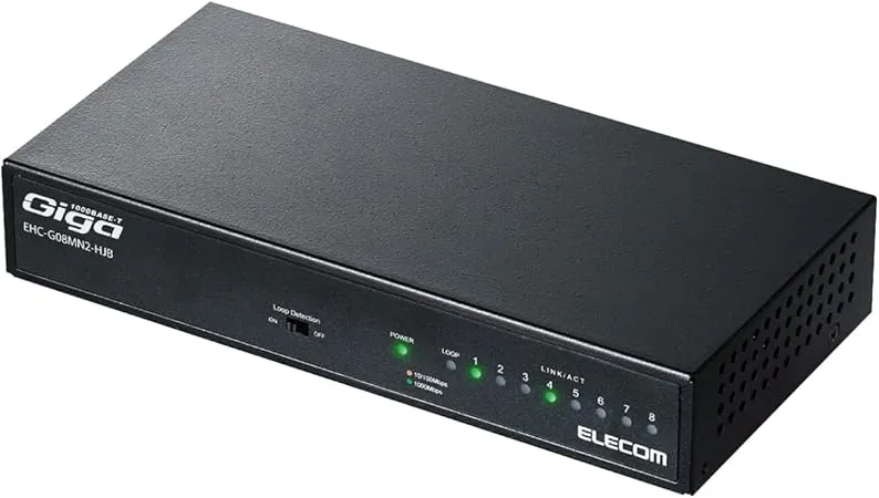 エレコム(ELECOM) - スイッチングハブ ギガビット 8ポート EHC
