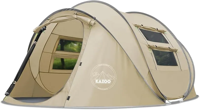 【新品未使用】UNP キャビンテント 4人用 大空間 unpaume UNP キャビンテント 4人用 大空間 キャンプテント 簡単