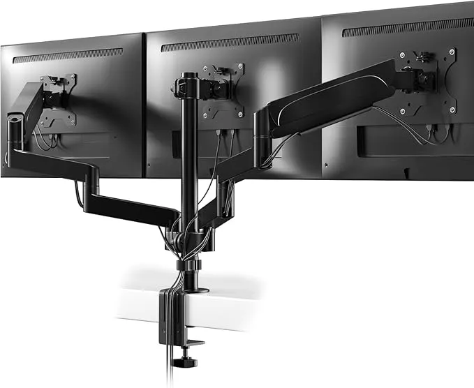 モニターアーム ACCURTEK - PC モニターアーム 3画面 ACJ-DT48-C036E の評価 | SHOPSTAFF