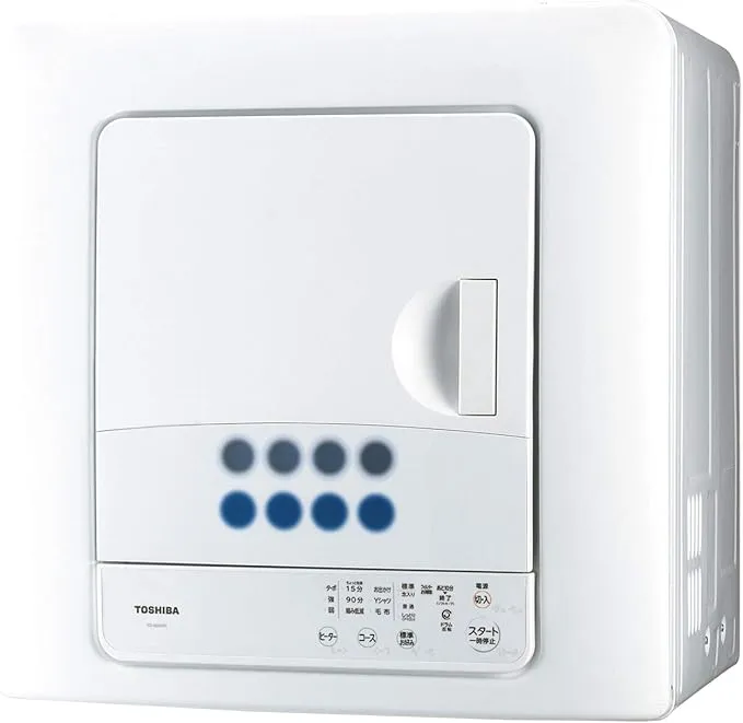 2023年製 TOSHIBA 電気式衣類乾燥機 ED-608 ホワイト 東芝(TOSHIBA) - 衣類乾燥機 6㎏ ピュアホワイト ED-608(W) の