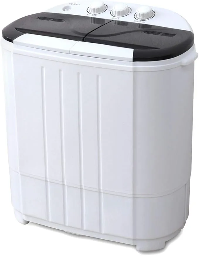 Fovny - 小型 コンパクト脱水機 2kg ステンレス槽 家庭用 脱水専用機