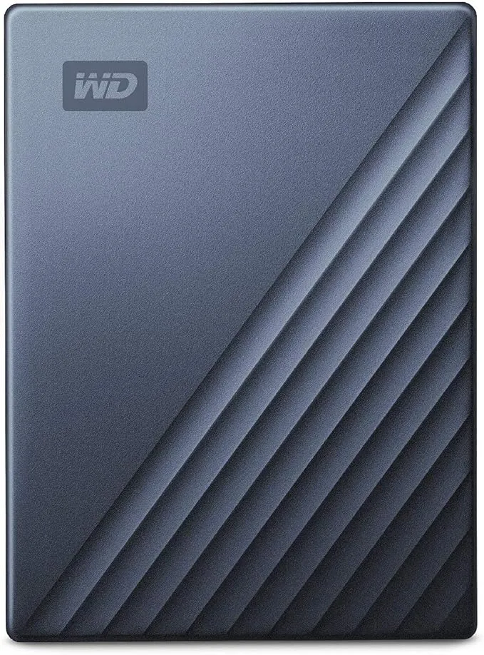 WD - WD ポータブルHDD 5TB USB Type-C ブルー My Passport Ultra 暗号