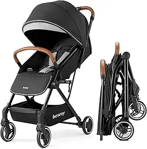 ☆ココア☆besrey ベビーカー ブラック グレー 22kg besrey - ベビーカー コンパクト b型ベビーカー 新生児 の評価 | SHOPSTAFF