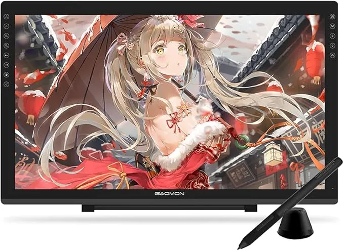 GAOMON PD2200 21.5インチ液晶ペンタブレット本体 Amazon | GAOMON 液タブ PD2200 21.5インチ 大画面 液晶