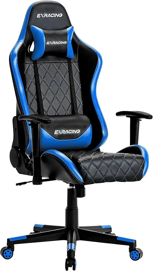 GTRACING ゲーミングチェアGT890MF-BLUE