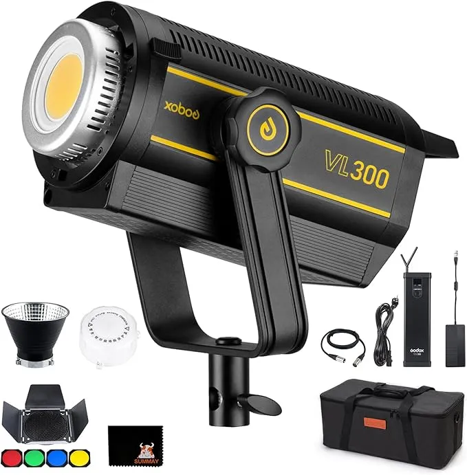 GODOX VL300 撮影ライト Amazon | GODOX VL300撮影ライト CRI96 TLCI95 明るさ0%~100