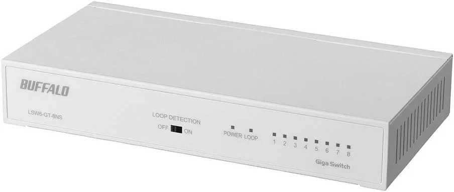 バッファロー LSW6-GT-8NS/NWH