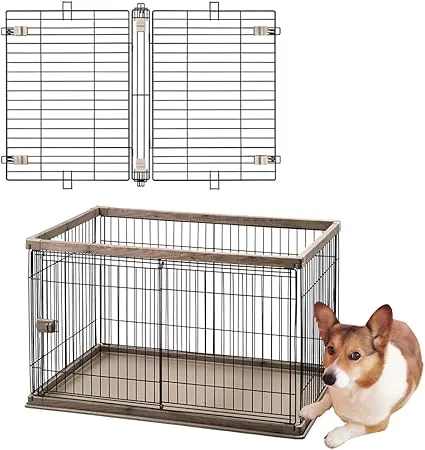 HFunpet - 犬 ケージ ペットゲージ 大型犬 ゲージ 【90*60*58CM