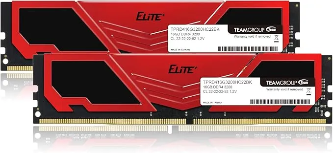 TEAMGROUP Elite DDR4 16×2 32GB 3200MHz Team - Team DDR4 3200MHz PC4-25600 32GB(16GBx2枚