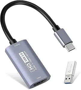 Guermok - キャプチャーボード Switch/Xbox対応 USB3.0 HDMI to USB-C