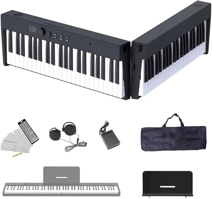 【美品・スタンド付属】 KIMFBAY 88鍵盤 電子ピアノ BL-130 Amazon | KIMFBAY 電子ピアノ 88鍵盤スタンド付き 軽量