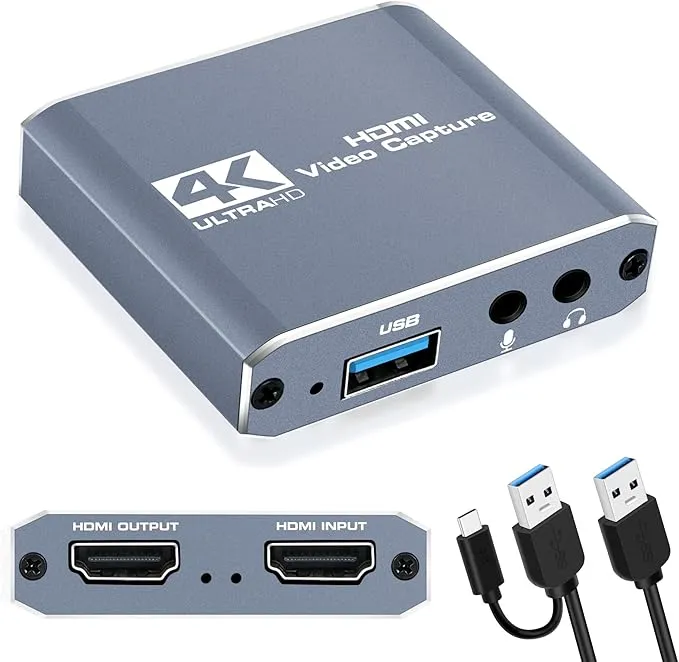キャプチャカード 4K HDMI オーディオビデオキャプチャカード Amazon.co.jp: EXVIST 4KHDMIビデオキャプチャカードW / USB 3.0