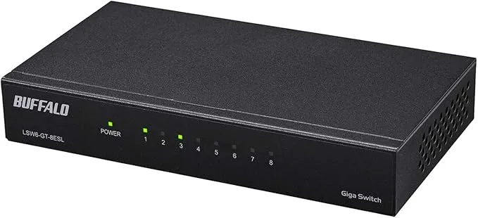 バッファロー LSW6-GT-8ESL/NBK