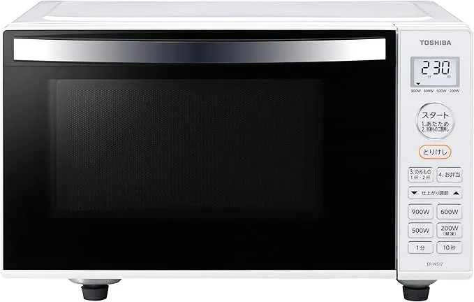TOSHIBA　電子レンジ　ER-WS17　2023年製　W 東芝 レンジ ER-WS17(W) 1台 - アスクル