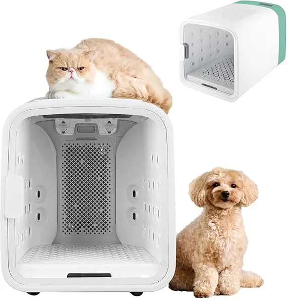 HOVONO ペットドライルーム 猫 折りたたみ 犬 ドライヤー ハウス Amazon | HOVONO ペットドライルーム 猫 ドライボックス 折りたたみ 犬