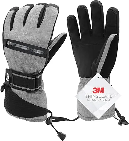 Vihir - Vihir スキーグローブ 冬用 スポーツグローブ アウトドア防風