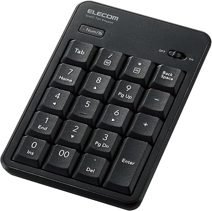 DENTEN - 電卓テンキー 2in1 Bluetooth ワイヤレス メカニカル
