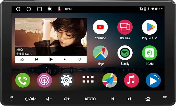 ATOTO - F7 WE 7インチタッチパネルオーディオ一体型ナビ、2DINカー