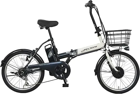 CATEOOKI - 電動アシスト自転車 折りたたみ 14インチ大容量 5段変速 の