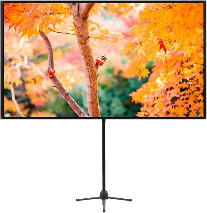 excelimage - プロジェクター スクリーン 自立式 60インチ 16：9 の