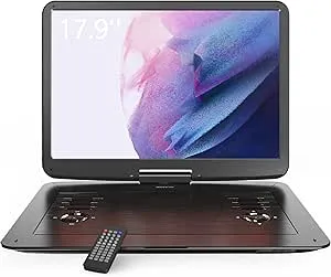 【美品】wonnie ポータブルDVDプレーヤー 17.9型 液晶15.4インチ Amazon.co.jp: WONNIE ポータブルdvdプレーヤー 17.9型