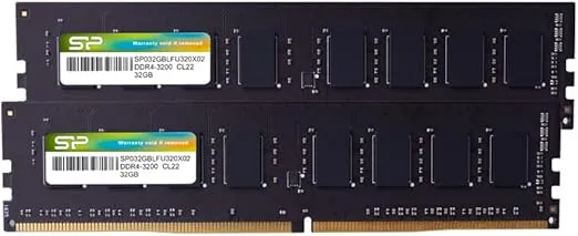 SP DDR4 3200 32GB ×2 計 64GB 動作確認済 SP Silicon Power - DDR4 3200 PC4-25600 32GB x 2枚 (64GB