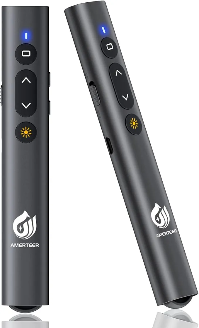 Amerer専用 ポスト投函 レーザーポインター ワイヤレス プレゼンター (RF072