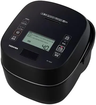 TOSHIBA(東芝) - 炊飯器 5.5合 rice cooker RC-10BHW(K) ブラック の