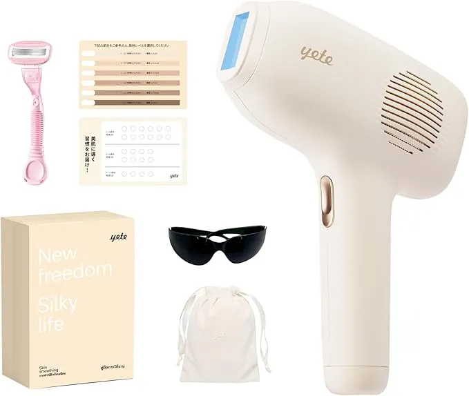 YETE - 脱毛器 冷感脱毛器 脱毛全身VIO効果 ヒゲ脱毛シェーバー の評価