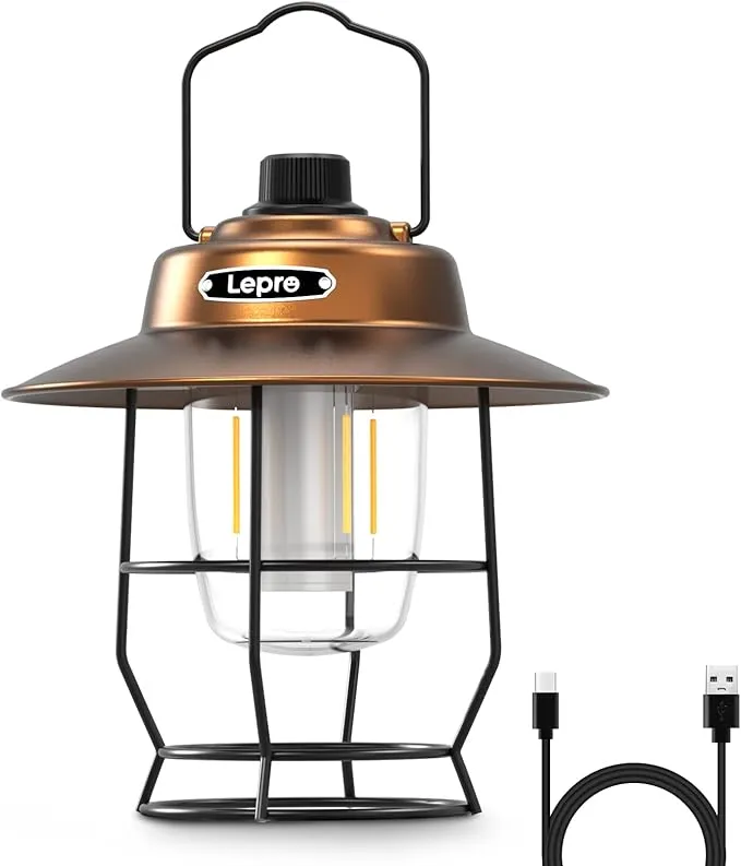 ☆ランタン USB充電式 レトロ おしゃれ キャンプ アンティーク風 Amazon.co.jp: Lepro ランタン USB充電式 レトロ LEDランタン