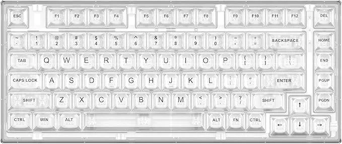 YUNZII X75 PRO キーボード Amazon | YUNZII X75 PRO 82キーワイヤレス ホットスワップ対応 英語