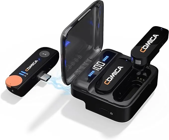 BOYA - BOYALINK V2.0 ピンマイク 無線 ラベリアマイク クリップ