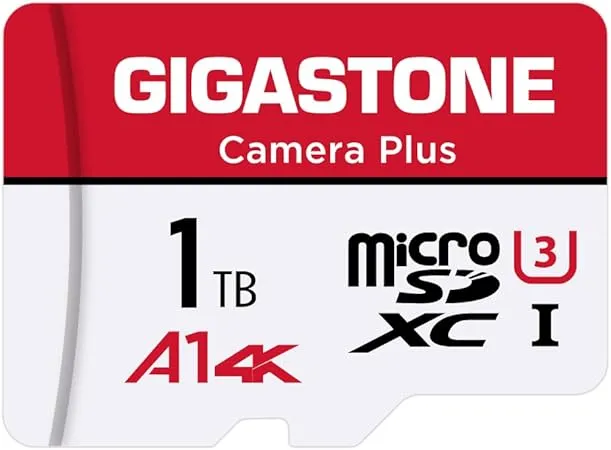 Gigastone - マイクロSDカード 1TB フルHD SD アダプタ付き SDXC