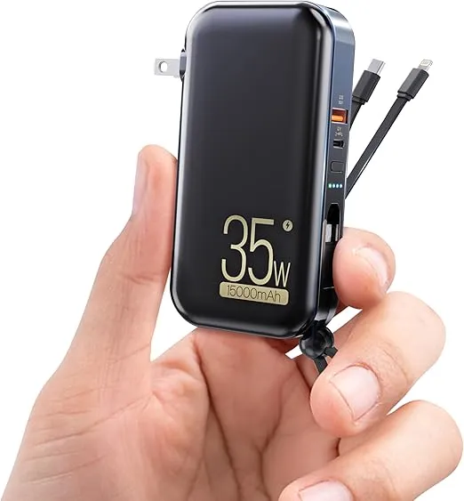 Ryqtop モバイルバッテリー 15000mAh