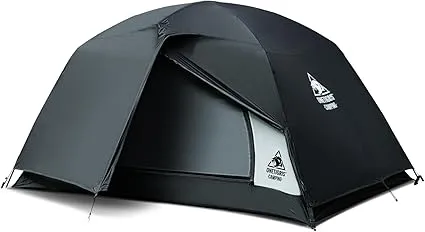 テント 1-4人用 テント ファミリー 4000mm耐水圧　前室 ソロキャンプ wolfyok outdoors - テント 1-4人用 【最大肩幅が65cmの4人就寝