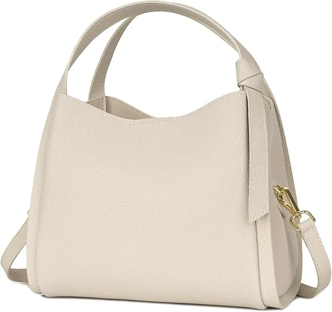 [KYOEI-TECH] ハンドバッグ レディース 高級本革 ショルダーバッグ レザー フォーマルバッグ 肩/斜め掛け スカーフ付き カバン 超軽量 592G 自立性 高見え 仕事用 ビジネス 通勤通学 デート(ブ… 71vmq5yvZBL._AC_SX679_.webp