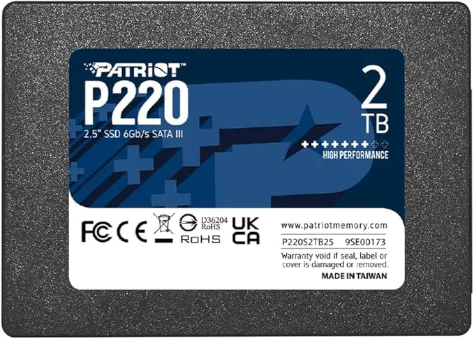 Patriot Memory - Patriot P220 2TB Internal SSD - SATA 3 2.5