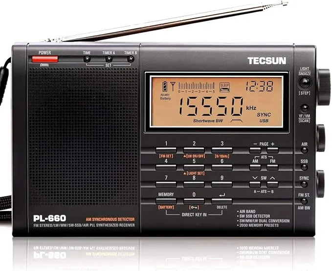 受信機 PL-660 TECSUN Amazon.co.jp: TECSUN PL660 SSB・エアバンド・同期検波