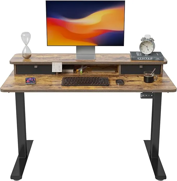 電動昇降デスク　幅160cm、奥行60　FEZIBO Amazon | FEZIBO 昇降デスク 電動昇降 幅120cm x 奥行き60cm