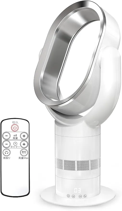 ほぼ新品  羽根なし扇風機 Q9-PRO LAOGOT - 扇風機 DCモーター はねなし扇風機 スリムタワーファン 冷
